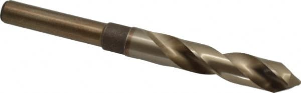 Chicago-Latrobe - 5/8" Drill, 118° Point, Cobalt Silver Deming & Reduced Shank Drill Bit - Eagle Tool & Supply