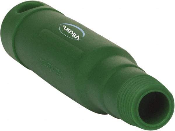Vikan - 6-1/2 x 1-5/32" Polypropylene Squeegee Handle - European Threaded Connection, Green - Eagle Tool & Supply