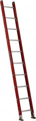 Louisville - 10' High, Type IA Rating, Fiberglass Single Ladder - Eagle Tool & Supply