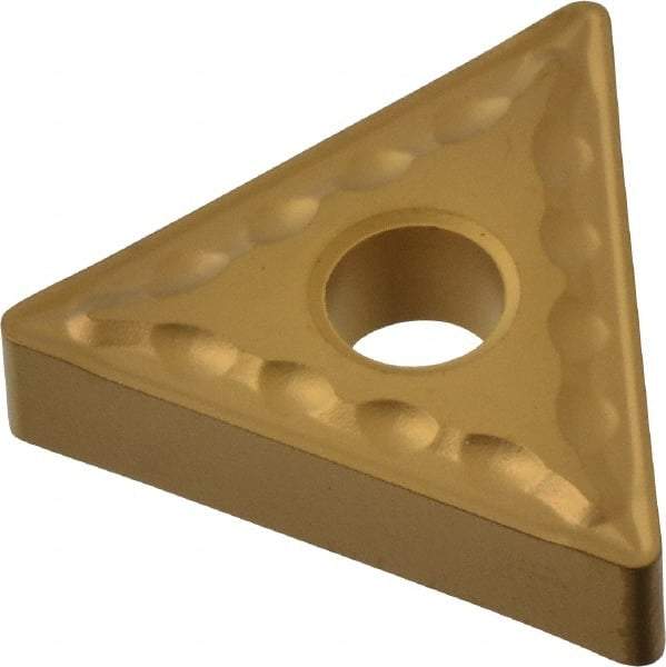 Sumitomo - TNMG432 EMU Grade AC830P Carbide Turning Insert - 60° Triangle, 1/2" Inscr Circle, 3/16" Thick, 1/32" Corner Radius - Eagle Tool & Supply