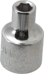 Proto - 3/8" Drive, Standard Hand Socket - 6 Points, 1-3/32" OAL, Alloy Steel, Chrome Finish - Eagle Tool & Supply