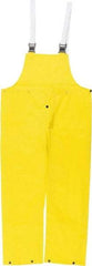 MCR Safety - Size XL, Yellow, Rain, Limited Flammability Overall - Snap Ankle, Take Up Snaps Wrist - Eagle Tool & Supply