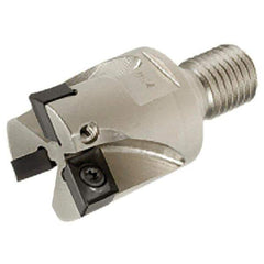 Iscar - 32mm Cut Diam, 9mm Max Depth of Cut, 35mm OAL, Indexable Square Shoulder End Mill - XCMT 120408TR Inserts, M16 Modular Connection, Series FlexFit, IscarPlunger - Eagle Tool & Supply