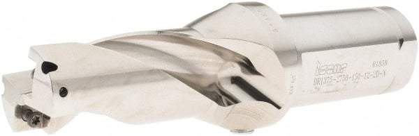 Iscar - 2-3/4" Max Drill Depth, 2xD, 1-3/8" Diam, Indexable Insert Drill - 2 Inserts, 1-1/2" Shank Diam, Straight Shank - Eagle Tool & Supply