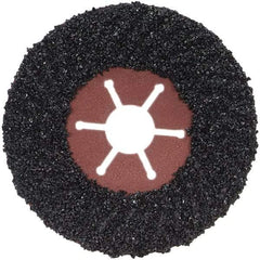 Norton - 4-1/2" Diam 7/8" Hole 16 Grit Fiber Disc - Very Coarse Grade, Silicon Carbide - Eagle Tool & Supply
