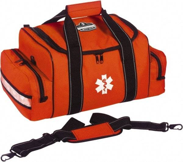 Ergodyne - 1,690 Cubic Inch, 600D Polyester Trauma Bag - Orange - Eagle Tool & Supply