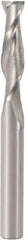 Seco - 12mm, 45mm LOC, 12mm Shank Diam, 100mm OAL, 2 Flute, Solid Carbide Square End Mill - Single End, Uncoated, Spiral Flute, 30° Helix, Centercutting, Right Hand Cut, Right Hand Flute, Series J93 - Eagle Tool & Supply