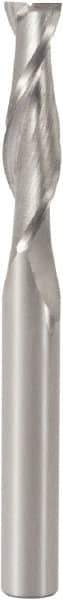 Seco - 10mm, 40mm LOC, 10mm Shank Diam, 100mm OAL, 2 Flute, Solid Carbide Square End Mill - Single End, Uncoated, Spiral Flute, 30° Helix, Centercutting, Right Hand Cut, Right Hand Flute, Series J93 - Eagle Tool & Supply