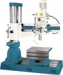 Clausing - 43.3" Swing, Geared Head Radial Arm Drill Press - 12 Speed, 3 hp, Three Phase - Eagle Tool & Supply