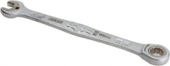 Wera - 3/8" 12 Point Combination Wrench - 6-23/64" OAL, Chrome Molybdenum Steel, Satin Finish - Eagle Tool & Supply