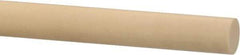 Made in USA - 2 Inch Diameter x 48 Inch Long, Kevlar and Nylon Rubber Rod - 16 psi Tensile Strength, 300°F - Eagle Tool & Supply