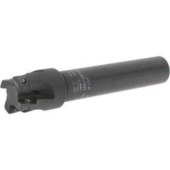 Kennametal - 1" Cut Diam, 10.03mm Max Depth of Cut, 3/4" Shank Diam, 121.92mm OAL, Indexable Square Shoulder Helical End Mill - EDCT 10T3.. Inserts, Cylindrical Shank, 0° Lead Angle, Through Coolant, Series Mill 1-10 - Eagle Tool & Supply