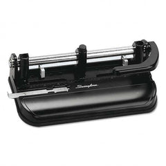 Swingline - Paper Punches Type: 32 Sheet Two-to-Seven Hole Punch Color: Black - Eagle Tool & Supply