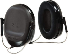 3M - Behind the Neck Black Earmuffs - 17 NRR Rating - Eagle Tool & Supply