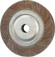 Tru-Maxx - 4" Diam, 180 Grit Aluminum Oxide Unmounted Flap Wheel - 5/8" Hole, 1-1/2" Wide, Coated, Fine Grade, 9,000 Max RPM - Eagle Tool & Supply