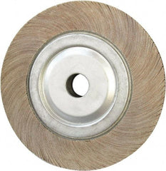 Tru-Maxx - 10" Diam, 120 Grit Aluminum Oxide Unmounted Flap Wheel - 1-3/4" Hole, 1" Wide, Coated, Fine Grade, 4,000 Max RPM - Eagle Tool & Supply