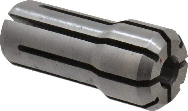 Parlec - 3/16 Inch, 11/64 to 3/16 Inch Collet Capacity, Series DA200 Double Angle Collet - 1-3/16 Inch Overall Length, 0.539 Inch Overall Diameter - Exact Industrial Supply