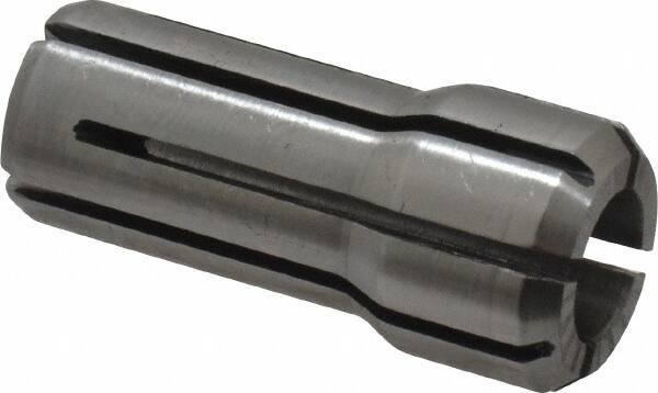 Parlec - 19/64 Inch, 9/32 to 19/64 Inch Collet Capacity, Series DA200 Double Angle Collet - 1-3/16 Inch Overall Length, 0.539 Inch Overall Diameter - Exact Industrial Supply