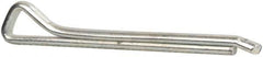 Made in USA - 1/4" Diam x 2-1/2" Long Hammerlock Cotter Pin - Grade 2, Zinc-Plated, Steel - Eagle Tool & Supply