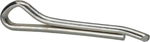 Made in USA - 5/16" Diam x 2" Long Hammerlock Cotter Pin - Grade 2, Zinc-Plated, Steel - Eagle Tool & Supply