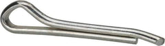 Made in USA - 5/16" Diam x 2" Long Hammerlock Cotter Pin - Grade 2, Zinc-Plated, Steel - Eagle Tool & Supply
