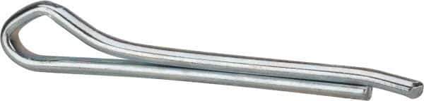 Made in USA - 5/16" Diam x 2-1/2" Long Hammerlock Cotter Pin - Grade 2, Zinc-Plated, Steel - Eagle Tool & Supply