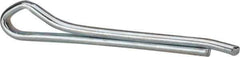 Made in USA - 5/16" Diam x 2-1/2" Long Hammerlock Cotter Pin - Grade 2, Zinc-Plated, Steel - Eagle Tool & Supply