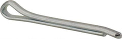 Made in USA - 5/16" Diam x 3" Long Hammerlock Cotter Pin - Grade 2, Zinc-Plated, Steel - Eagle Tool & Supply