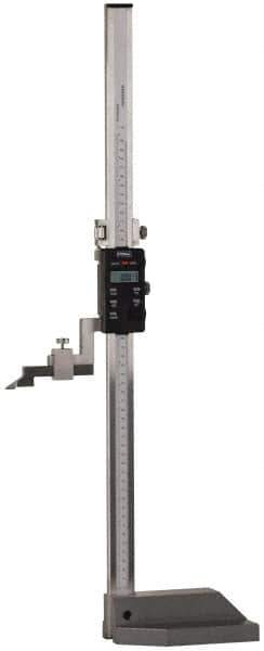 Fowler - 20" Electronic Height Gage - 0.0005" Resolution, Accurate to 0.0025", LCD Display - Eagle Tool & Supply