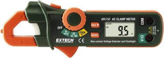 Extech - MA150, CAT II, Digital Average Responding Auto Ranging Clamp Meter with 0.7" Clamp On Jaws - 600 VAC/VDC, 200 AC Amps, Measures Voltage, Continuity, Current, Resistance - Eagle Tool & Supply