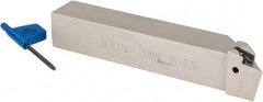 Iscar - SVJN, Left Hand Cut, 1" Shank Height x 1" Shank Width, Negative Rake Indexable Turning Toolholder - 6" OAL, VN.. Insert Compatibility, Series Isoturn - Eagle Tool & Supply