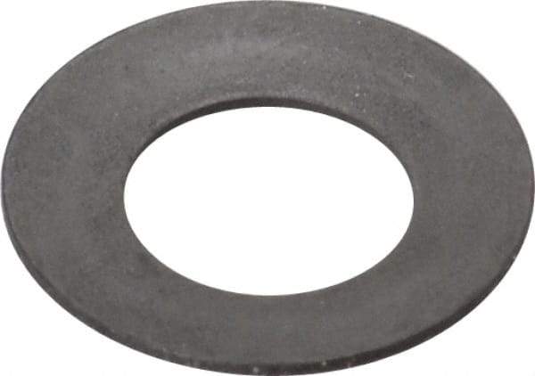 Gardner Spring - 0.2047" ID, Grade 1074 Steel, Belleville Disc Spring - 0.3937" OD, 0.0276" High, 1/64" Thick - Eagle Tool & Supply