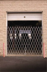 Illinois Engineered Products - 102" High Single Folding Gate - Galvanized Steel, Silver - Eagle Tool & Supply