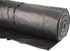 Value Collection - 100' Long x 20' Wide Polyethylene Tarp & Dust Cover - Black, 4 mil Thickness - Eagle Tool & Supply