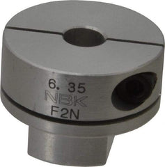 Lovejoy - 1/4" Max Bore Diam, Flexible Oldham Coupling - 0.984" OD, 1.535" OAL, Aluminum Hub with Polyacetal Insert, Order 2 Hubs with Same OD & 1 Insert for Complete Coupling - Eagle Tool & Supply