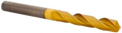 Guhring - 6.6mm 140° Solid Carbide Jobber Drill - TiN Finish, Right Hand Cut, Spiral Flute, Straight Shank, 83mm OAL, SU Point - Eagle Tool & Supply