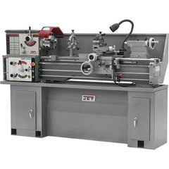 Jet - 13" Swing, 40" Between Centers, 230 Volt, Single Phase Bench Lathe - 5MT Taper, 2 hp, 70 to 2,000 RPM, 1-1/2" Bore Diam, 32" Deep x 47" High x 71" Long - Eagle Tool & Supply