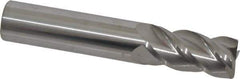 Accupro - 5/8", 4 Flute, Single End, Solid Carbide, 0.03" Corner Radius End Mill - 3-1/2" OAL, 40° Helix, Right Hand Flute, 1-1/4" LOC, Right Hand Cut - Eagle Tool & Supply