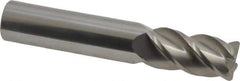 Accupro - 5/8", 4 Flute, Single End, Solid Carbide, 0.06" Corner Radius End Mill - 3-1/2" OAL, 40° Helix, Right Hand Flute, 1-1/4" LOC, Right Hand Cut - Eagle Tool & Supply