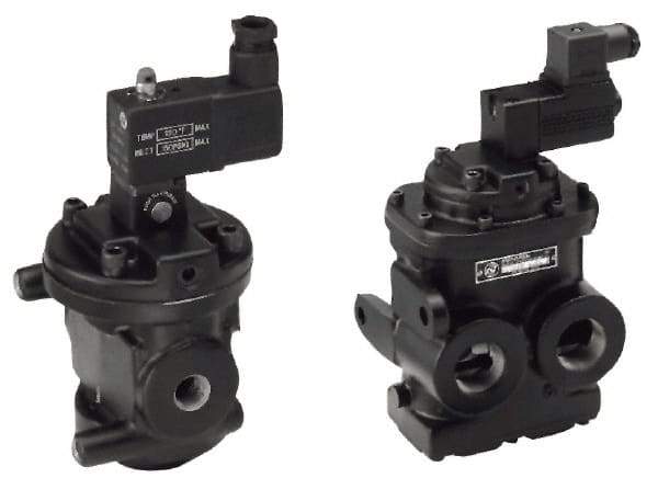 Norgren - 3.6 CV Rate, 3/8" NPT Inlet 1/2 Basic Valves - 3/8" NPT Inlet, Poppet Valve, Solenoid Actuator - Eagle Tool & Supply