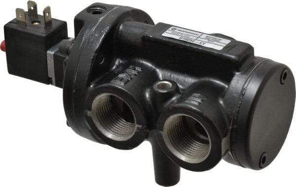 Norgren - 5.4 CV Rate, 3/4" NPT Inlet 1/2 Basic Valves - 3/4" NPT Inlet, Poppet Valve, Solenoid Actuator - Eagle Tool & Supply