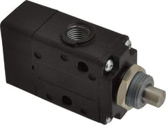 Norgren - 0.98 CV Rate, 1/4" NPT Inlet 3/2 Super Mechanical Valve - 1/4" NPT Inlet, Packed Spool Valve, Plunger Actuator - Eagle Tool & Supply