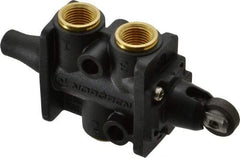 Norgren - 0.34 CV Rate, 1/8" NPT Inlet 3/2 Super Mechanical Valve - 1/8" NPT Inlet, Packed Spool Valve, Roller Actuator - Eagle Tool & Supply