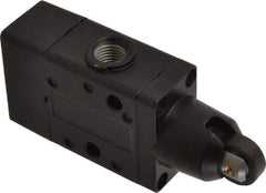 Norgren - 0.98 CV Rate, 1/4" NPT Inlet 3/2 Super Mechanical Valve - 1/4" NPT Inlet, Packed Spool Valve, Roller Actuator - Eagle Tool & Supply