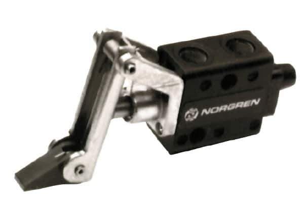 Norgren - 0.34 CV Rate, 1/8" NPT Inlet 5/2 Super Mechanical Valve - 1/8" NPT Inlet, Packed Spool Valve, One Way, Trip Actuator - Eagle Tool & Supply
