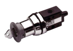 Norgren - 1/8" NPT Packed Spool Valve - Spring Activation, Shrouded Button, & 0.34 CV Rate - Eagle Tool & Supply