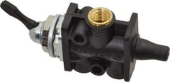 Norgren - 1/8" NPT Packed Spool Valve - Toggle Type, Lever Activation & 0.34 CV Rate - Eagle Tool & Supply