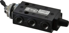 Norgren - 1/8" NPT Packed Spool Valve - Toggle Type, Lever Activation & 0.34 CV Rate - Eagle Tool & Supply