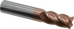 Accupro - 5/8" Diam 4 Flute Solid Carbide 0.045" Corner Radius End Mill - Eagle Tool & Supply