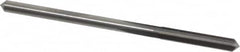 Chucking Reamer: 0.119″ Dia, 2-1/4″ OAL, 5/8″ Flute Length, Straight Shank, Solid Carbide 4 Flute, RH